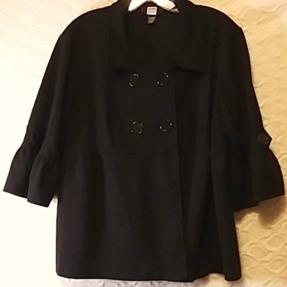 Studio 1940 Black waist Jacket pre-owned Large